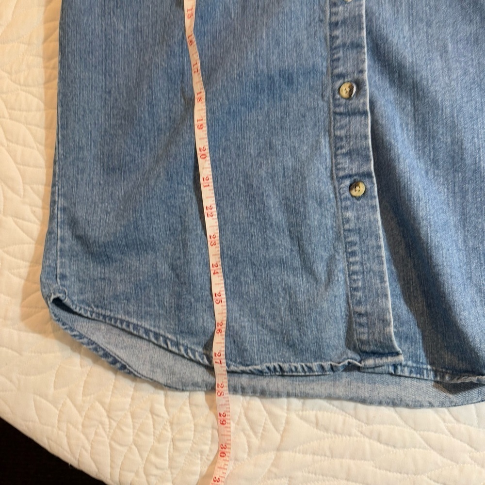 Vintage Hard Rock Cafe Denim Unisex Long Sleeve top size XL 100% cotton - Picture 11 of 12